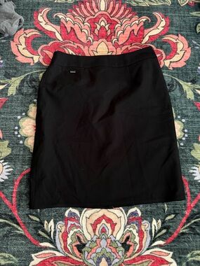 3/$25 ✨ Calvin Klein Black Pencil Skirt Work Career Small Approx